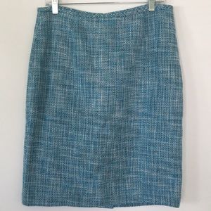 🍭Calvin Klein blue career skirt